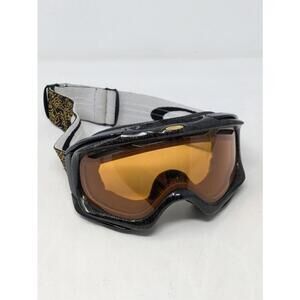Vintage Oakley Splice Goggles Gold Black Frame Persimmon